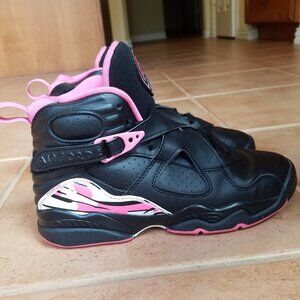 Size 5Y Nike Air Jordan 8 Retro GS Pinksicle Sneakers
